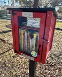 Little Free Library with children's books